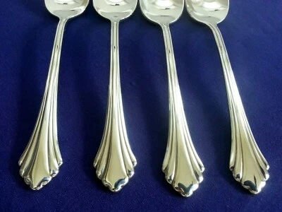 NEW Oneida REMBRANDT Fruit Spoons DISTINCTION Stainless Flatware - SET OF 4