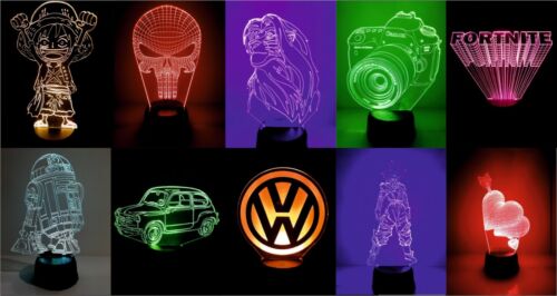 Lampara led rgb multicolor Bombilla bajo consumo efecto 3D - Bild 3 von 5