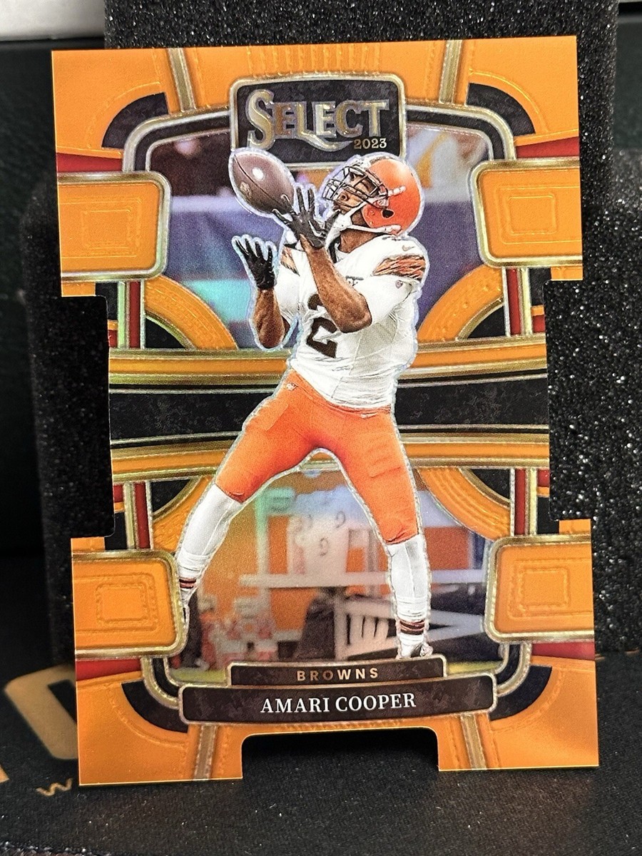 2023 Panini Select Amari Cooper #24 Orange Die-Cut Concourse /499