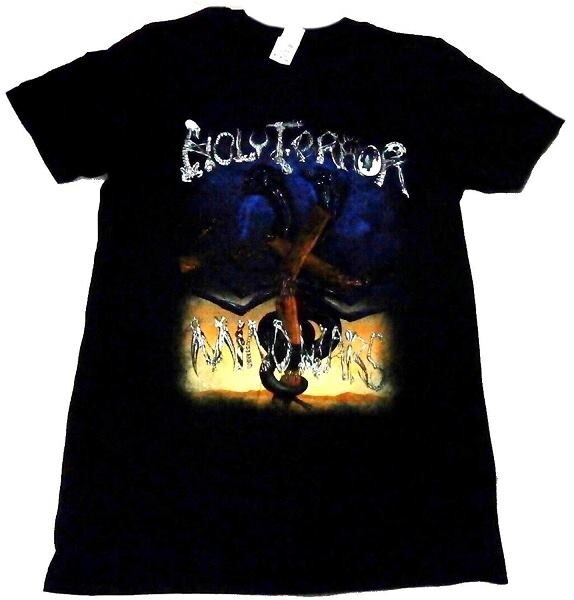 Vintage Holy Terror Mind Wars T Shirt Tour Concert Short Sleeve S to 5XL I0410