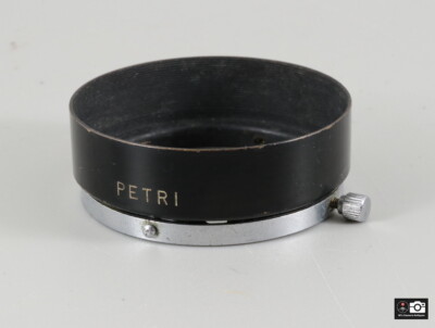 Petri 4.5cm F/2 Clamp on Metal Lens Hood ''Exc'' From Japan