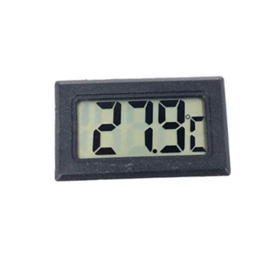 Digital Mini Black Embedded LED Thermometer Temperature Aquarium Heating Cooling