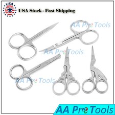 Professional Cuticle Manicure Pedicure Nails Straight Curved Scissor 3.5" New