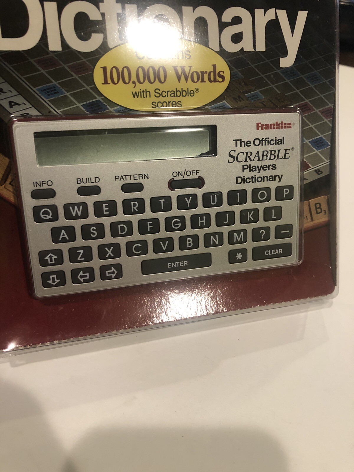 Franklin The Official Scrabble Player Dictionary 1992 Electronic