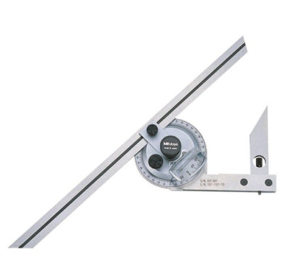 Mitutoyo 187-901-10 Universal Bevel Protractor Analog Angle Gauge