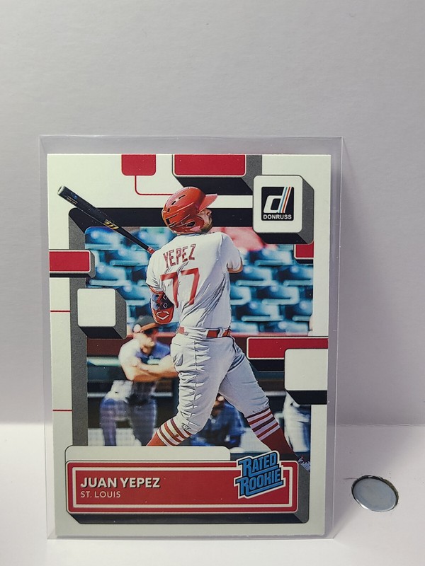 2022 Donruss Baseball Juan Yepez Rated Rookie RC #69 - St. Louis Cardinals