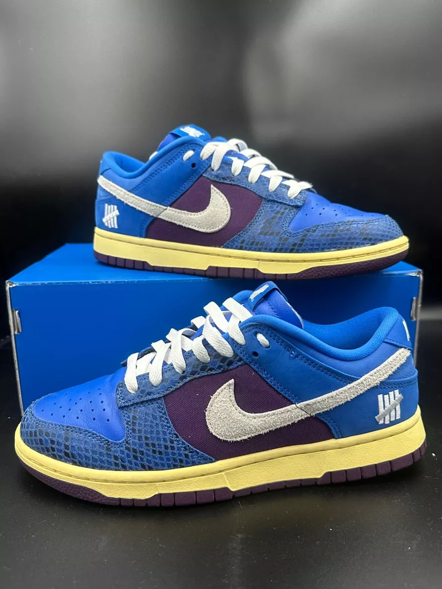 Nike Dunk Low SP Undefeated 5 On It Dunk vs. AF1 Blue DH6508-400 Men's 9