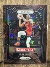 2024 Panini WBNA Prizm Monopoly Ariel Atkins #5 Red Icons Prizm Mystics