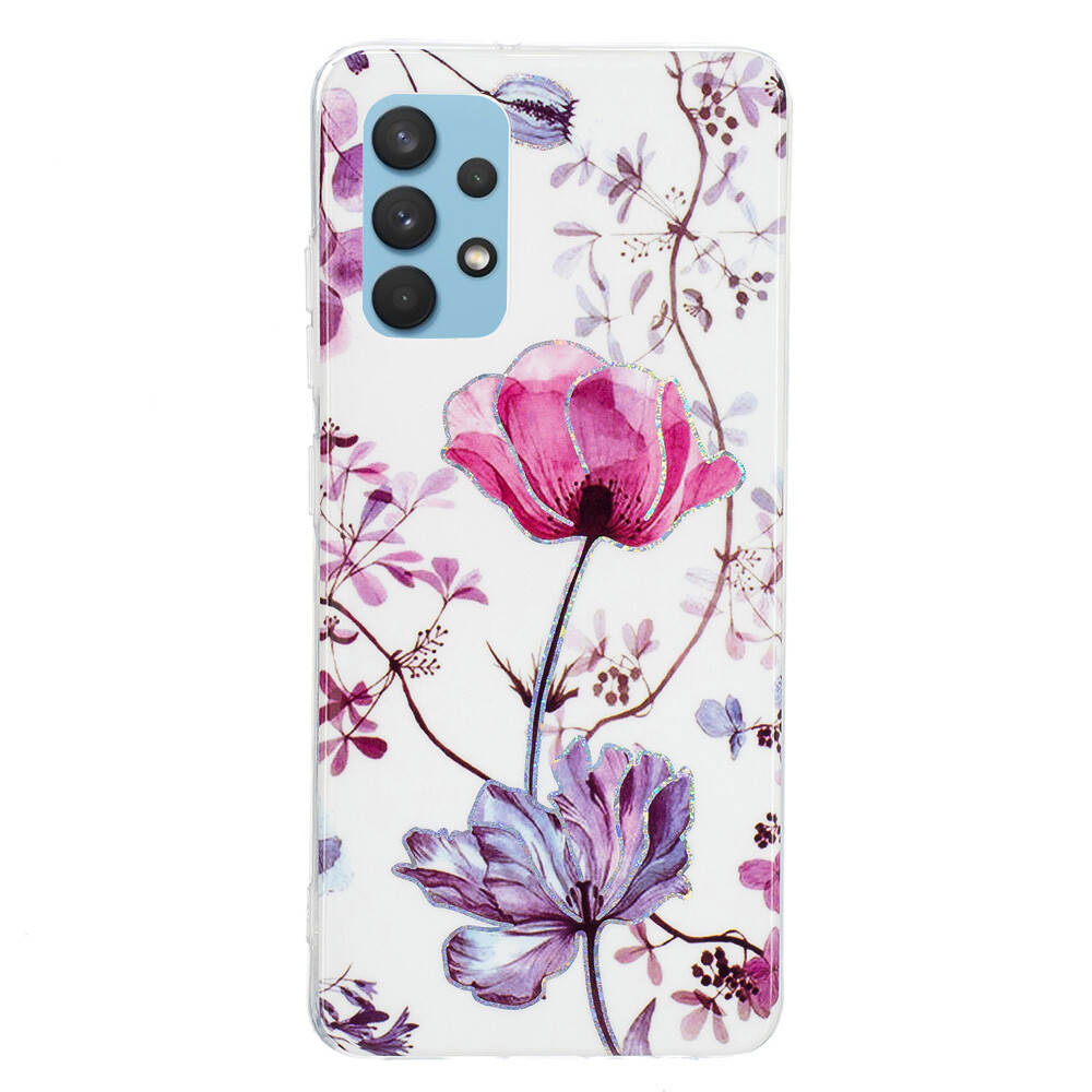 Soft TPU Glossy Marble For Samsung A32 4G A32 5G A52 A72 AO2S Phone