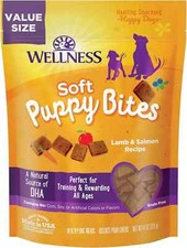 Bienestar Suave Mordeduras de Cachorro Golosinas Naturales Sin Granos para Entrenamiento, Golosinas para Perros con