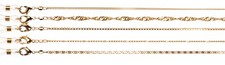 Metallketten Gold Doubl&eacute; Ketten Brillenketten UH-141g