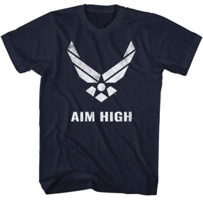 United States Armed Forces U.S. Air Force Aim High Vector Logo Men's T Shirt 