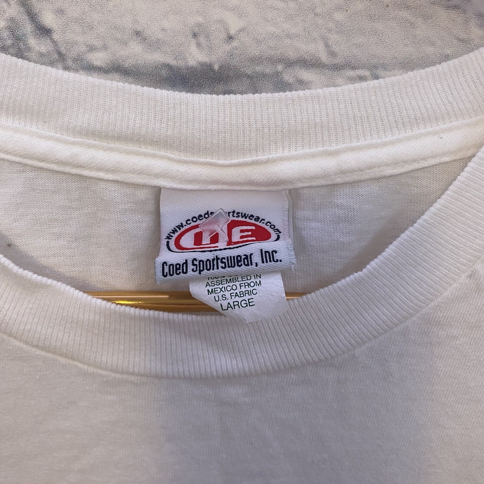 Coed Sportswear Naked Its All About Baseball White Lo… Gem