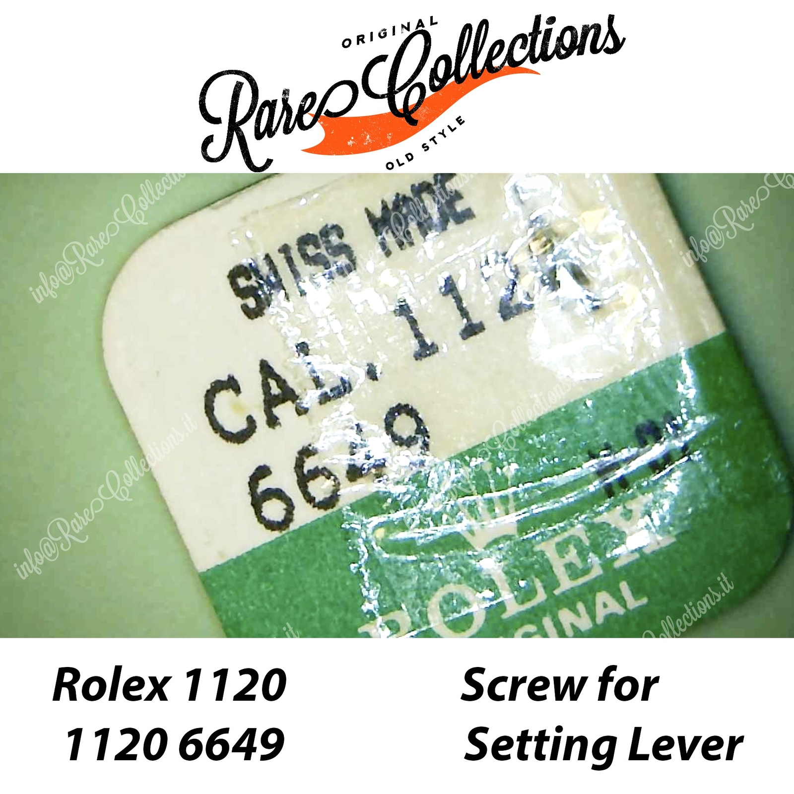 NEW Rolex Screw Setting Lever Rolex 1120 6649 Vite Tiretto eBay