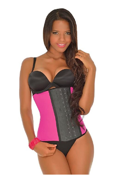 Ann Michell 2024 Mujer Deporte 3 Ganchos Entrenamiento Cintura de Látex Cintura Cintura en Fuschia