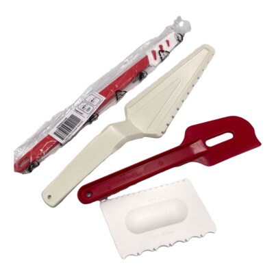 Tupperware Cut N Serve Cake Pie Serving Making Spatula Cake Set