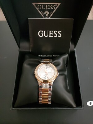 Guess Mini Prism Wristwatch For Women - Rose Gold 