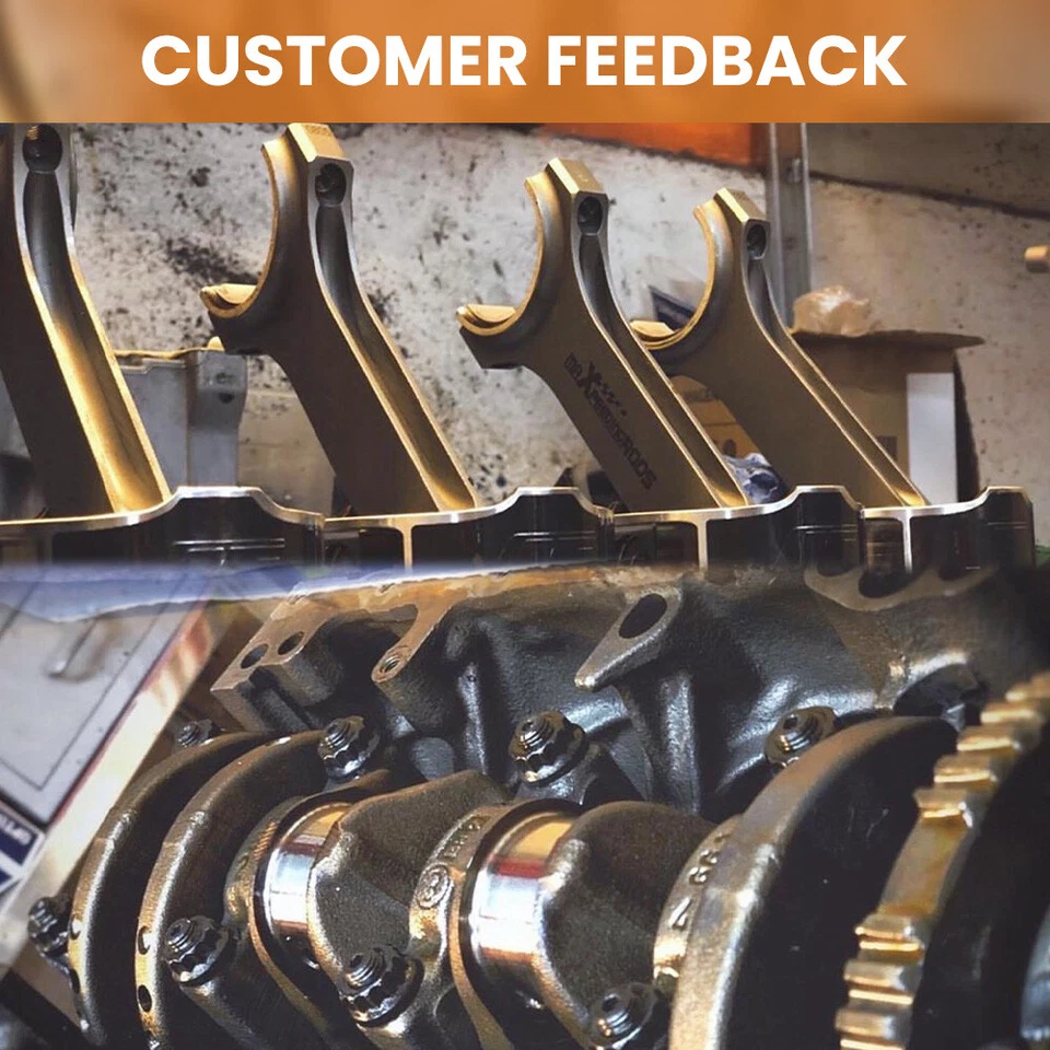 Performance Con Rod Set for Ford Capri ECJ Cortina 1962-1974 4.928" Racing 600HP - Image 2 of 4