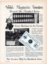 Chicago Pneumatic Tool Co - Veeder Mfg. Hartford - Husky Wrench - 1927 advertise