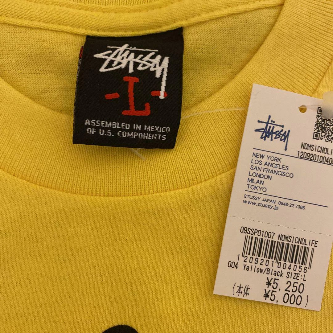 [Rare Japan Collaboration Tee] Stussy x Tower Records L 30th Anniversary /  Music