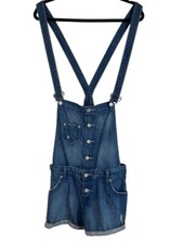 Levis Denim Jeans Shortalls L Blue Shorts Concert Western Y2K Retro Country 80s