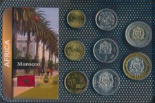 Coins maroc 2002 Fleur de coin Séries de monnaies 2002 5 Santimat j (10678481