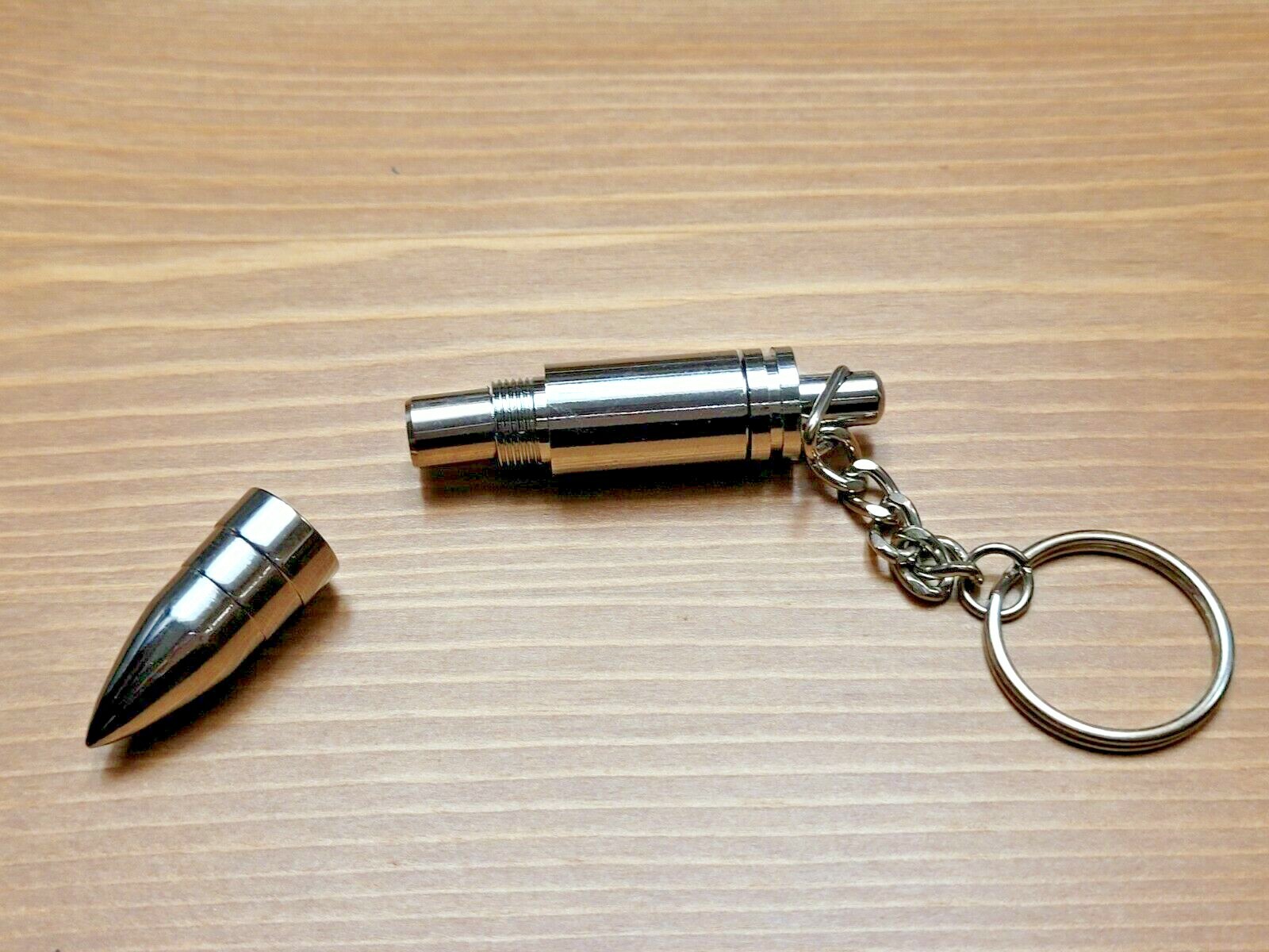 2 Pack Silver Stainless Steel Bullet Shape Cigar Punch 9mm Cigar