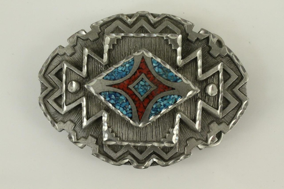 MODERN Metal BELT BUCKLE LE 2002 ENCHANTMENT Southwestern  display picture 2