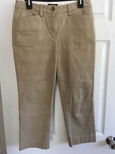 BNWOTS Lands' End Women's BEIGE CROPPED PANTS - Size 6