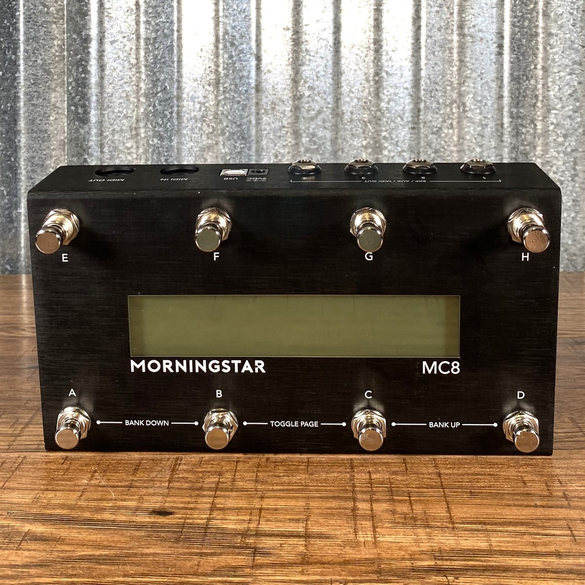 ギター MORNINGSTAR MC8 Morningstar MC8 Midi Controller 8 Footswitches + 4 Omniports
