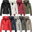 MARIKOO Damen Winterjacke Mit Fleecefutter - Gesteppte Kapuzenjacke In XS-5XL