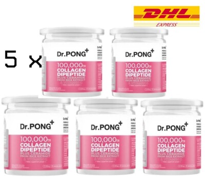 5x Collagen Dipeptide Dr.PONG 100,000 mg Plus Ceramide Rice Extract Vitamin 102g