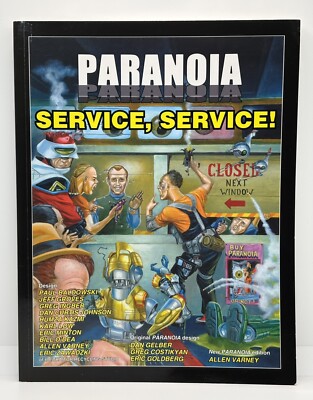 Service, Service! - Paranoia RPG Module | 2005   Mongoose   MGP 6639 #LikeNew#
