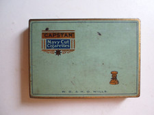 Collectors W.D.& H.O Wills Capstan Navy Cut Cigarette Tin 50 Cigarette Size