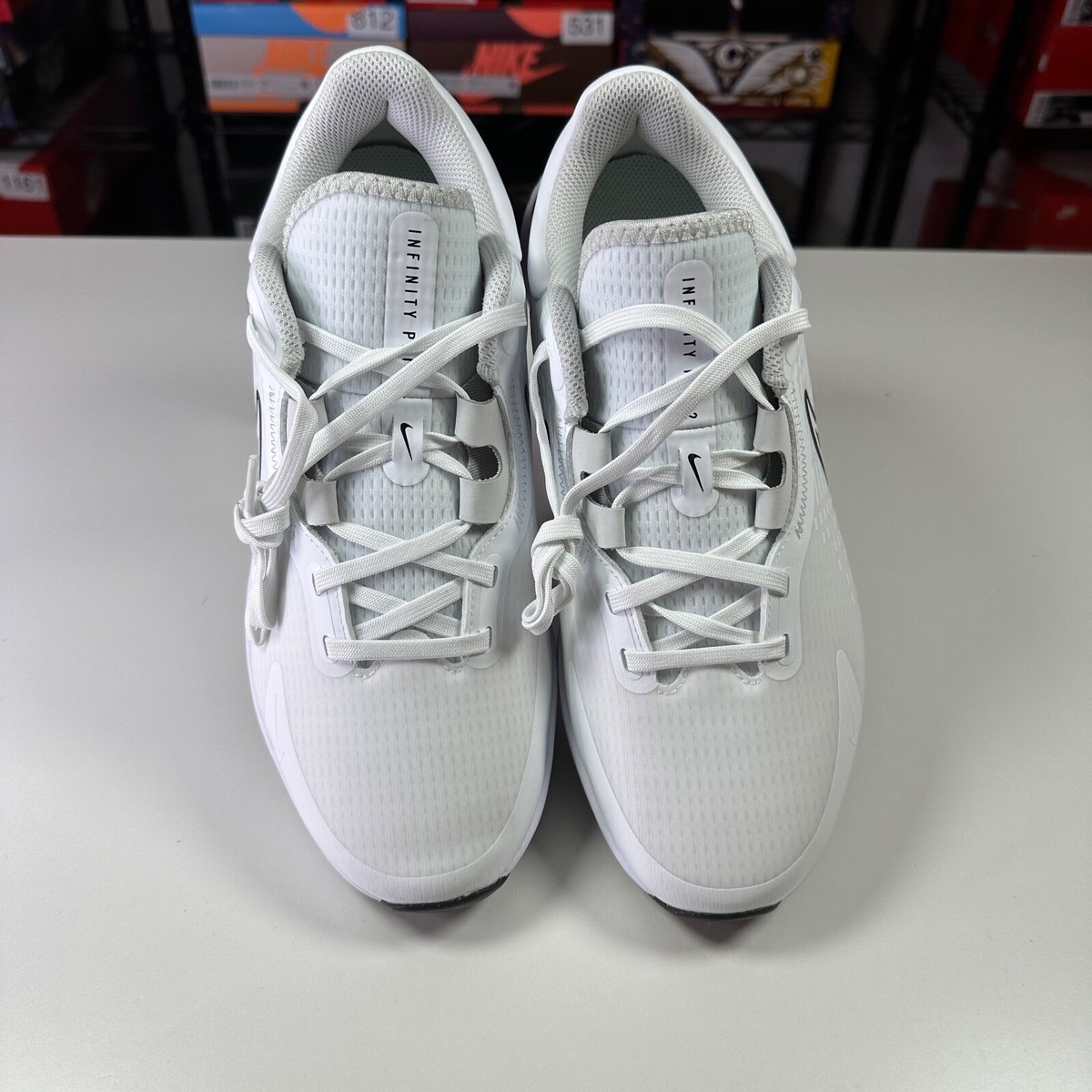 Nike Infinity Pro 2 Golf Shoes White Black Photon Dust 