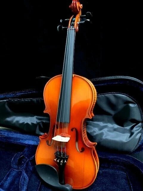 NEW FULL-SIZE SOLID 4/4 FLAMED MAPLE CONCERT VIOLIN/FIDDLE-GERMAN - Image 2 of 4