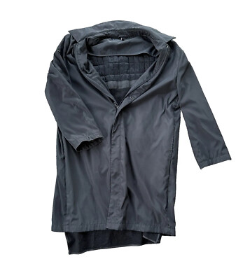 Kenneth Cole Coat Men's M Full Zip + Buttons Neck Warmer