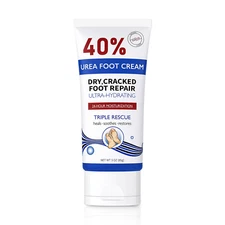 Urea Cream 40% 3oz Tube for Dry Cracked Skin, Foot & Hand Cream Maximum Strength