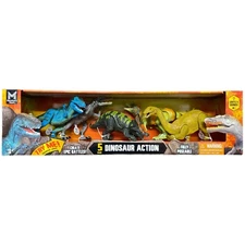 5 Packs Dinosaur Action 2024 Fully Posible With Light & Sound Model 2 New