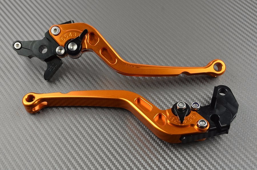 Leviers De Frein/clutch CNC Noir Long Pour KTM RC 125/200/390 Sans ABS 2014 - Neuf, Générique