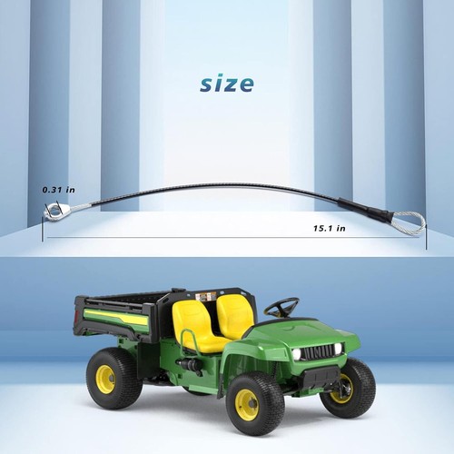 2X Tailgate Cable M159508 for John Deere Gator XUV 625i XUV 825i HPX615E HPX815E - Foto 5 di 7