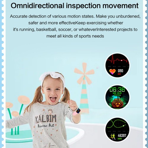 Reloj inteligente para niños Reloj de pulsera para niños Reloj deportivo Actividad Fitness Rastreador - Imagen 5 de 16