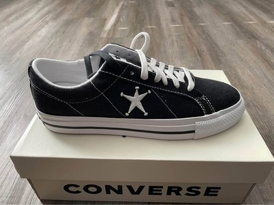 Size 8.5 - Stussy x Converse One Star Low Black