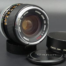 Canon FD f/2 35mm Concave "O" - BW-55-A Hood - Fine vintage condition