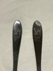 Vintage Denmark child  baby stainless Elephant dinner plate fork spoon Dish set — photo 7