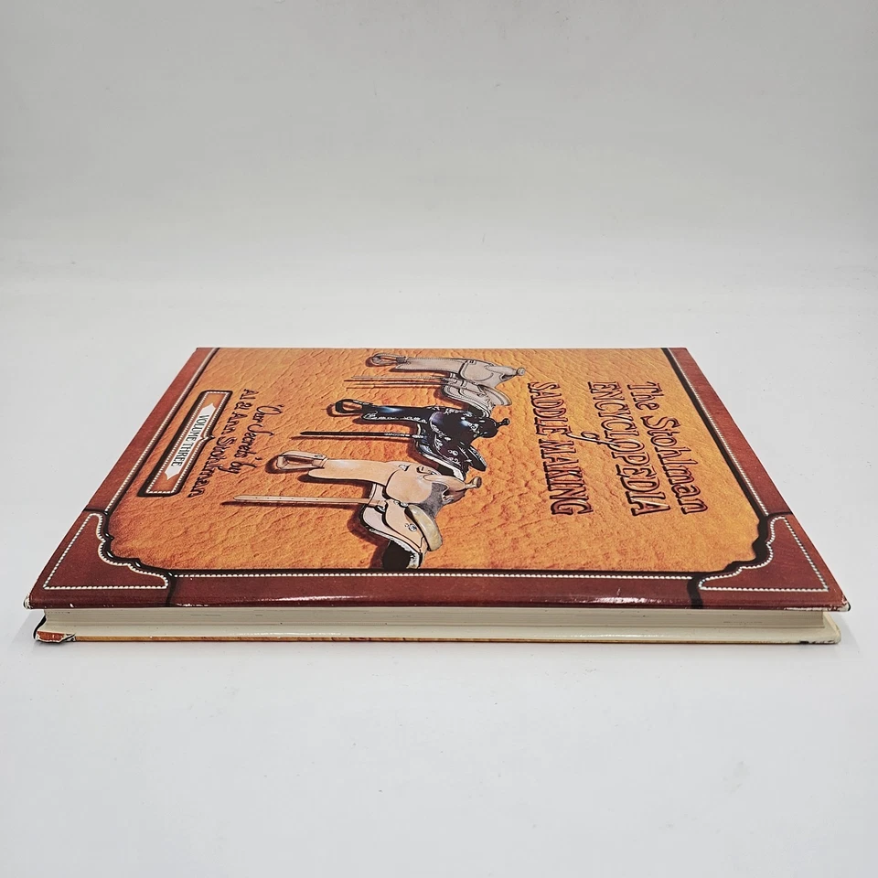 OOP Stohlman Saddle Making Vol 3 First Ed | Leather Tooling & Carving | HC DJ VG - Image 4 of 4