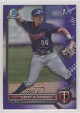 2022 Bowman Chrome Prospects Purple Refractor 122/250 Danny De Andrade 0fz3