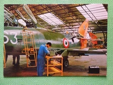Carte postale postcard AVIATION  MILITAIRE AF ITALIENNE  FIAT G-91