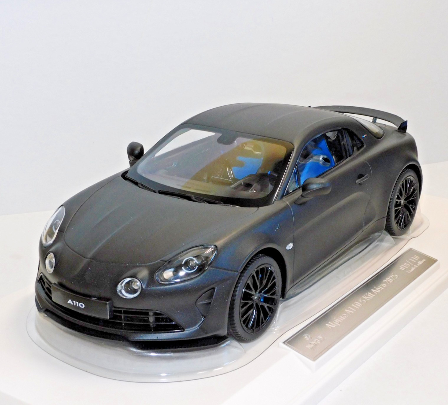 NOREV ALPINE A110 S AERO KIT MATT BLACK 2025 1/18 SCALE 185445 LIMITED TO 110