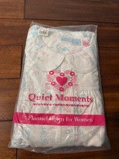 Vintage quiet moments flannel night gown 3xl